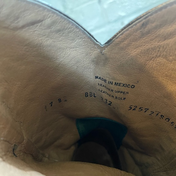 Shyanne Green and Brown Heeled Boots - Picture 9 of 11